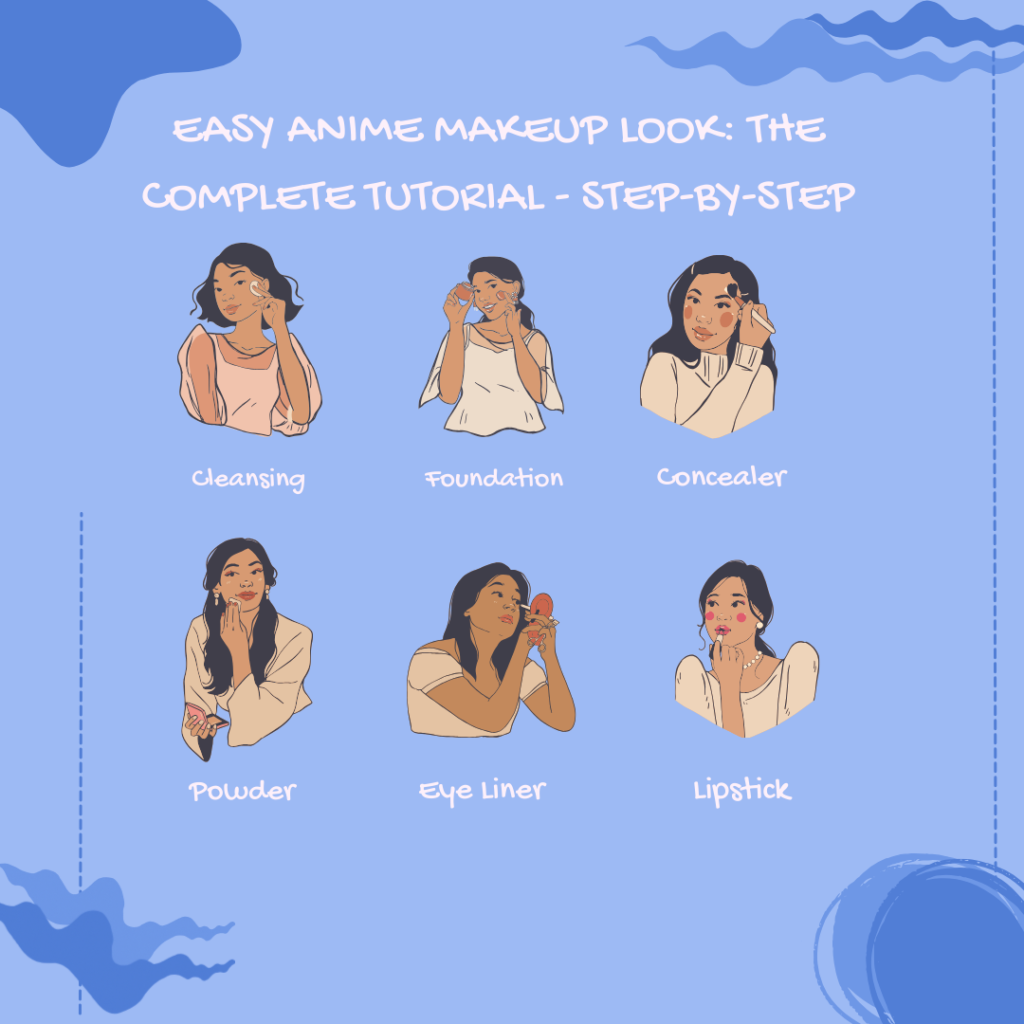 EASY ANIME MAKEUP LOOK THE COMPLETE TUTORIAL - STEP-BY-STEP