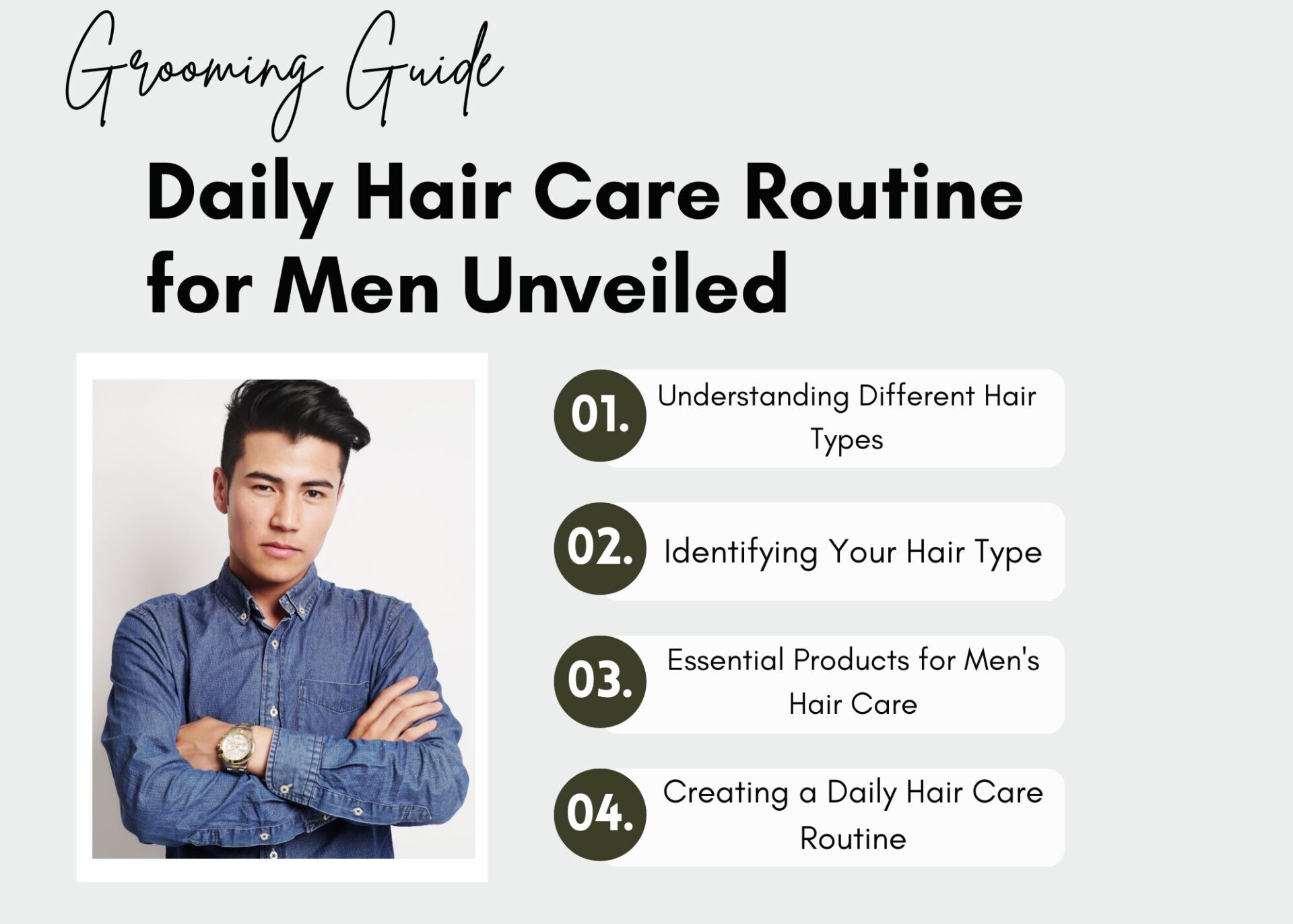 Grooming Guide Daily Hair Care Routine for Men Unveiled!